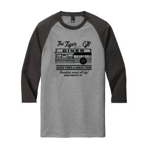 TZA UE 0028 Diner 3 Quarter Sleeve DM136 Black Frost & Grey Frost