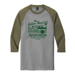 TZA V 0028 Diner 3 Quarter Sleeve DM136 Military Green Frost & Grey Frost